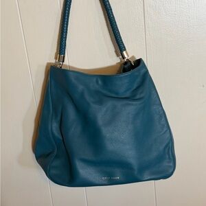 Cole Haan Soft Blue Leather Shoulder Bag